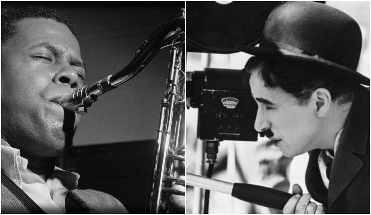 Wayne Shorter And Charlie Chaplin S Faces On The Barroom Floor